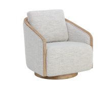 Sunpan 109919V - Tasia Swivel Lounge Chair - Merino Cotton